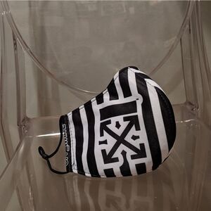 BOGO- Off White Printed Facemask